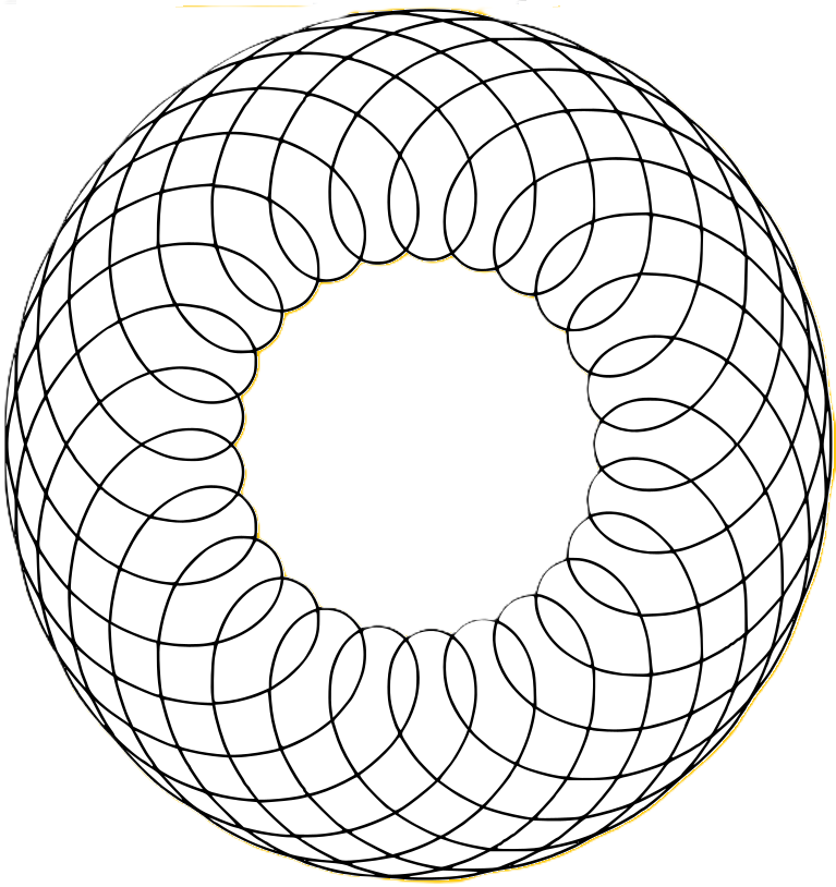Spiral from a spirograph